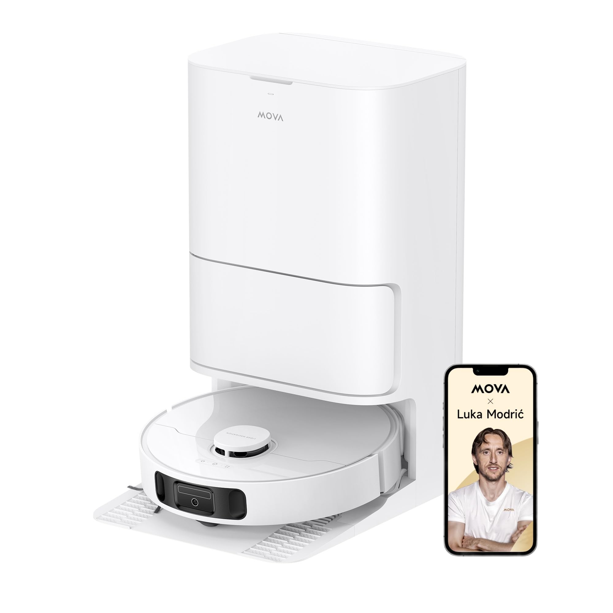 【新品未開封】　ロボット掃除機　モップ自動洗浄 強力吸引 障害物回避　マッピング 新品未開封】 ロボット掃除機 モップ自動洗浄 強力吸引 障害物